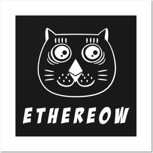 Ethereum funny cat shirt - Uncle Tom Ethereow Posters and Art